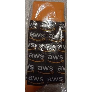 Amazon Web Services AWS Socks NEW Logo Almost Knee High Advertising Swag